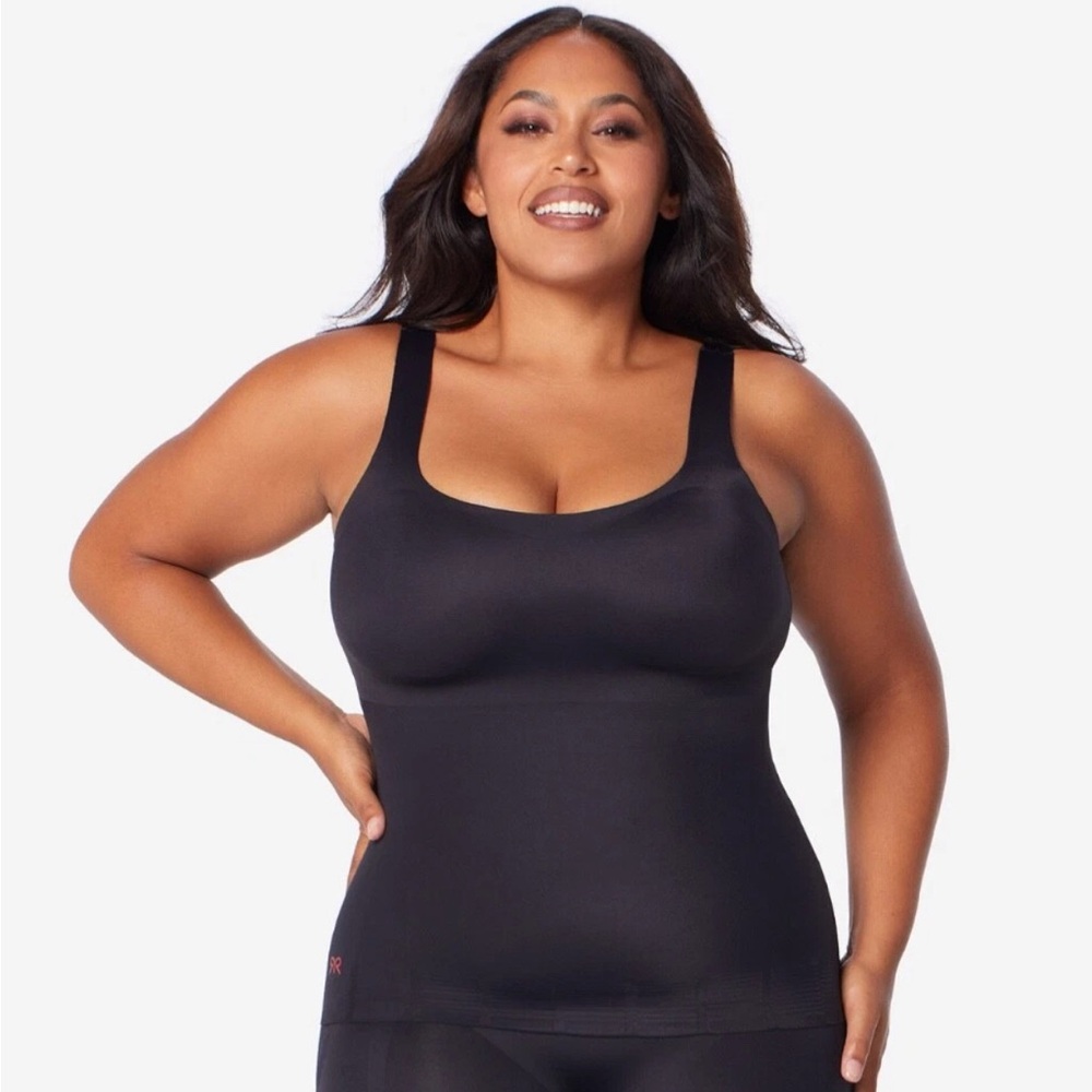 Ruby Ribbon Sleek Shape Tank #1988 Black
